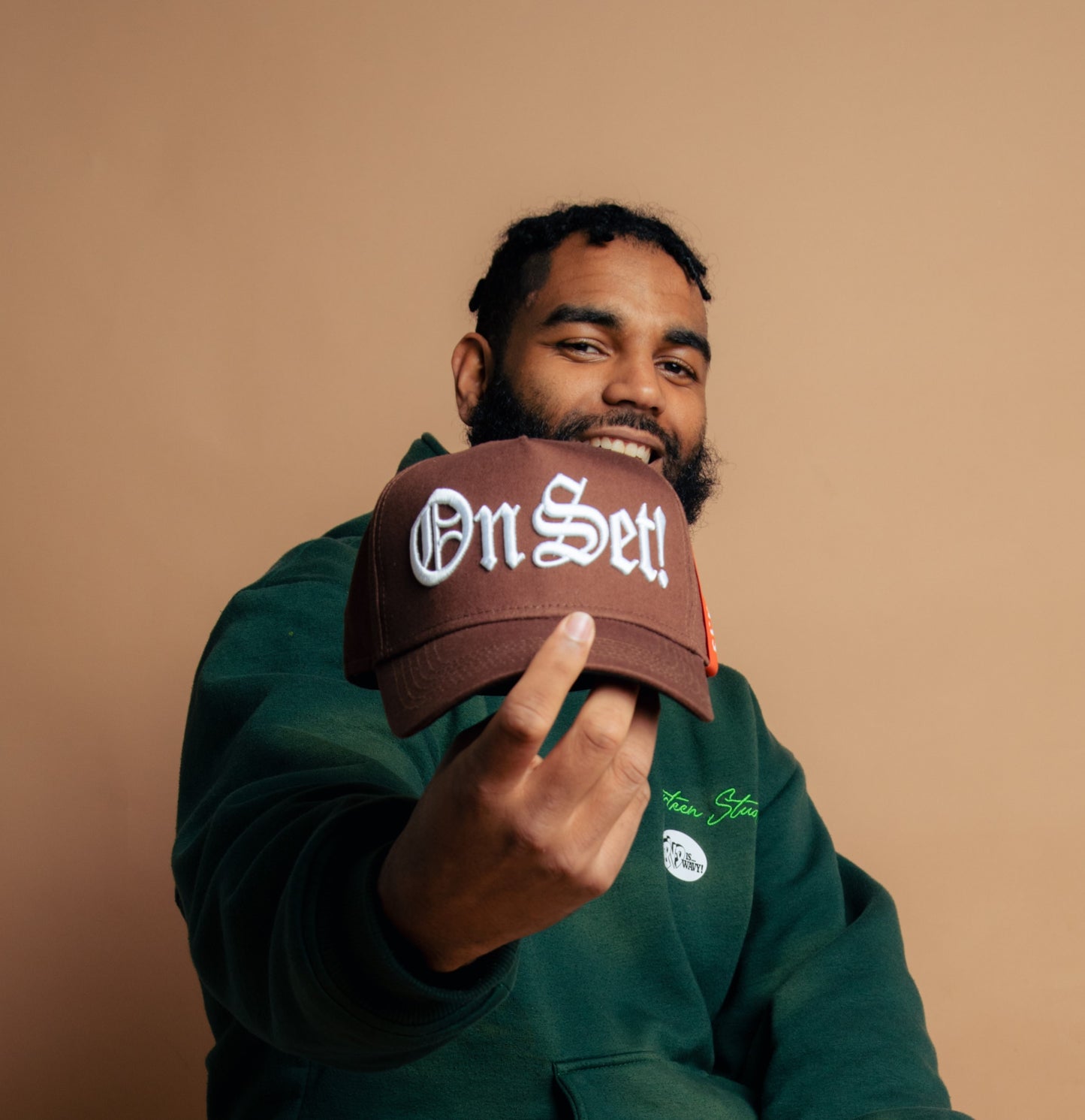“On Set!” Limited Snapback – Brown